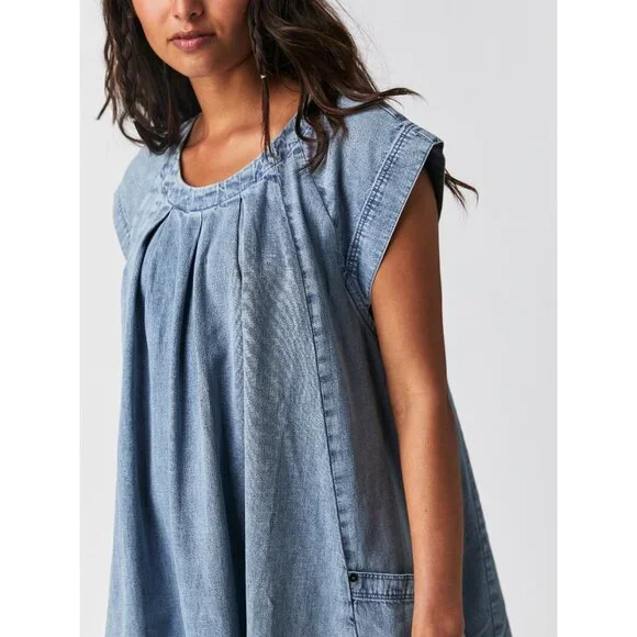 Free People Marcel Mini Dress / Lakeside - Picture 3 of 5